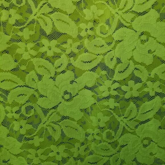 Neon green swim suit coverup. Sz L - Picture 8 of 11